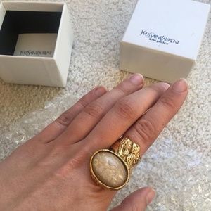 Yves Saint Lauren arty ring size 8
